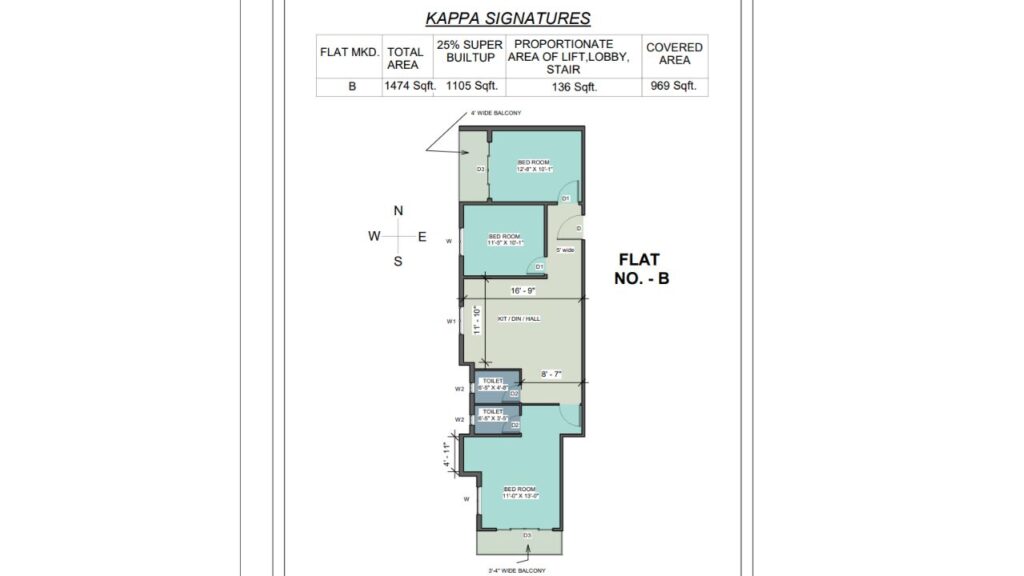 Flats in Rajarhat for Sale | Kappa Signatures | Premium Living in Kolkata | Saimoon Ventures